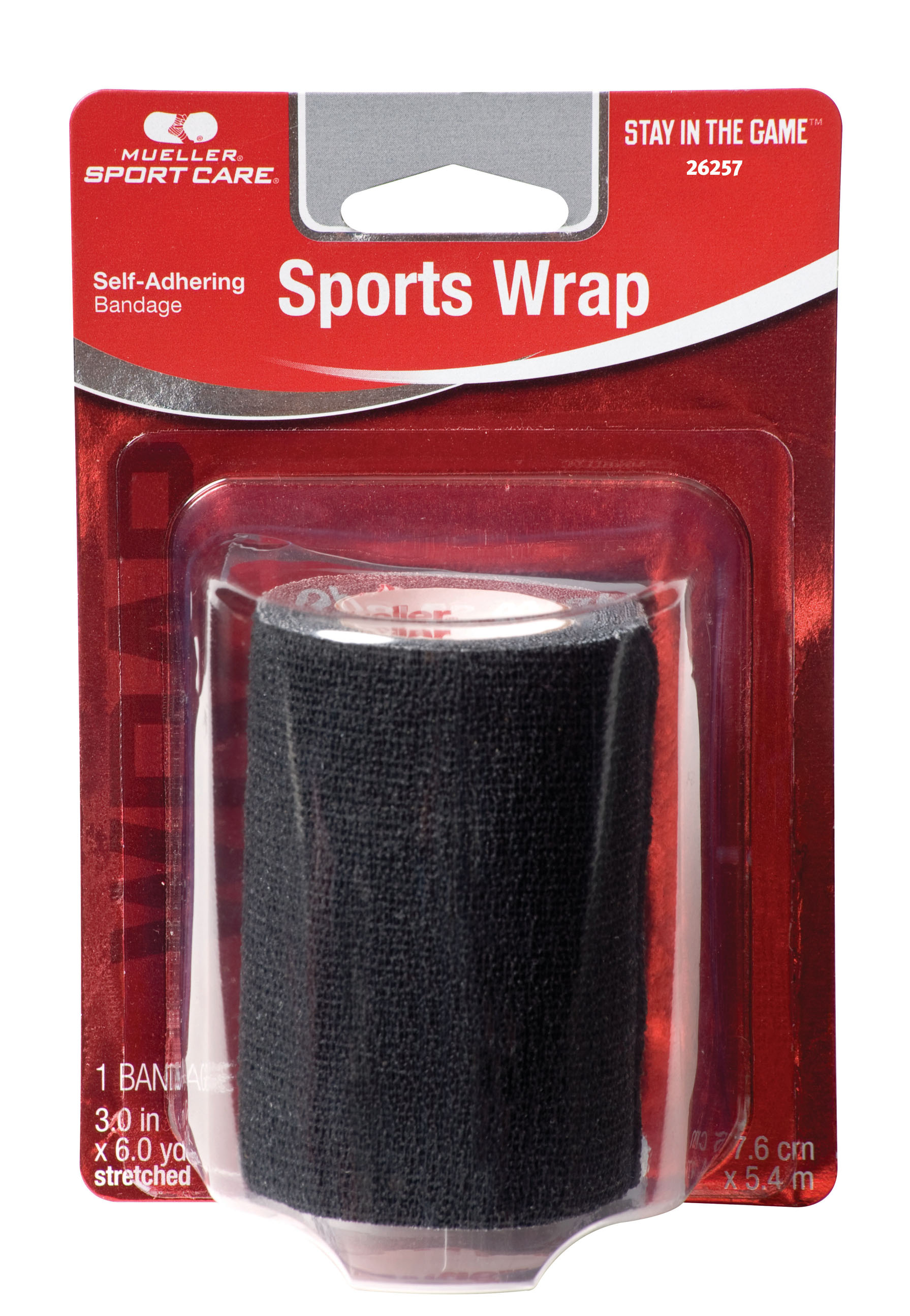 Mueller Sports Wrap, weiss 7.6cm x 5.4m selbsthaftend
