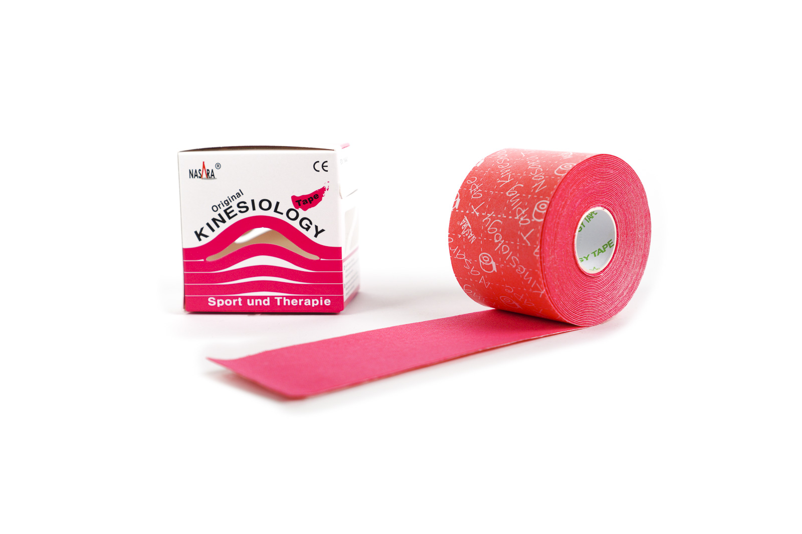 Nasara Kinesiology Tape 5cm x 5m - Pink
