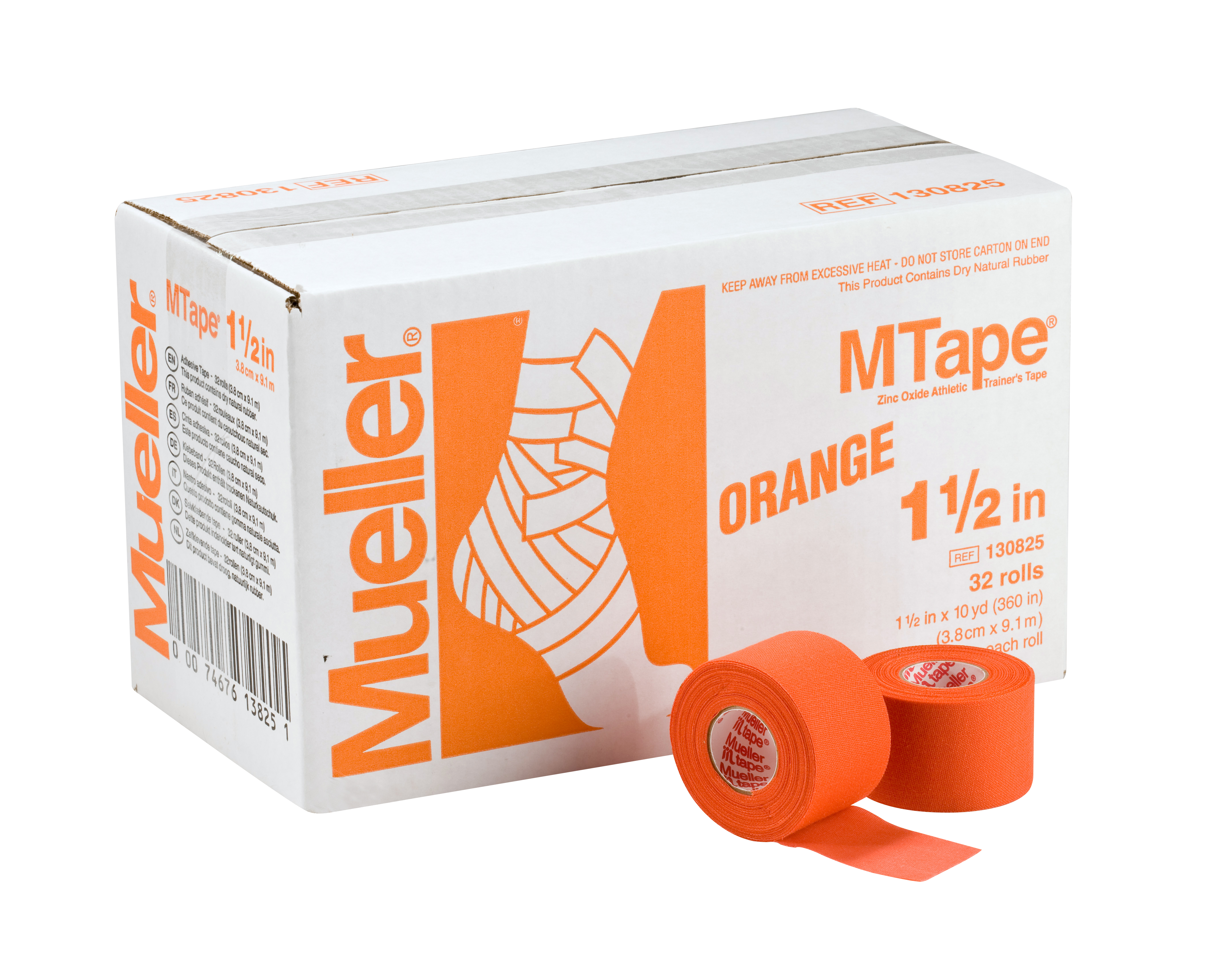 Mueller M-Tape 3,8cm - Orange 32 Rollen