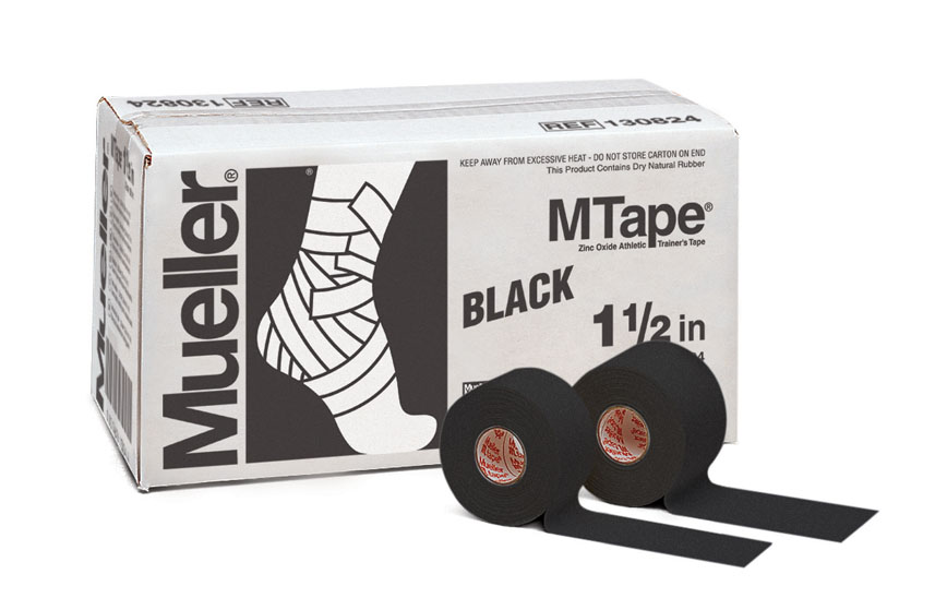 Mueller M-Tape 3,8cm - Schwarz 32 Rollen