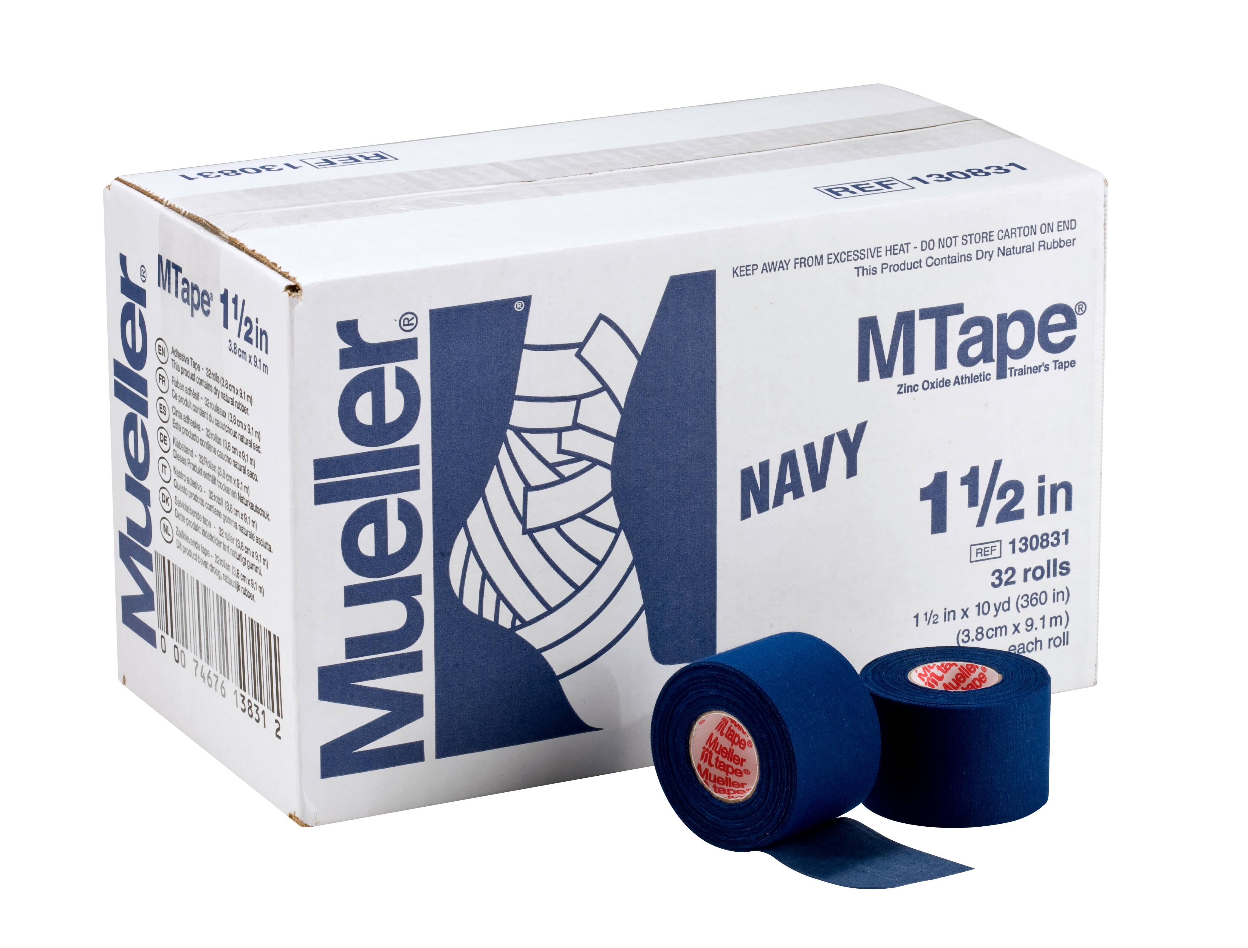 Mueller M-Tape 3,8cm - Navy 32 Rollen